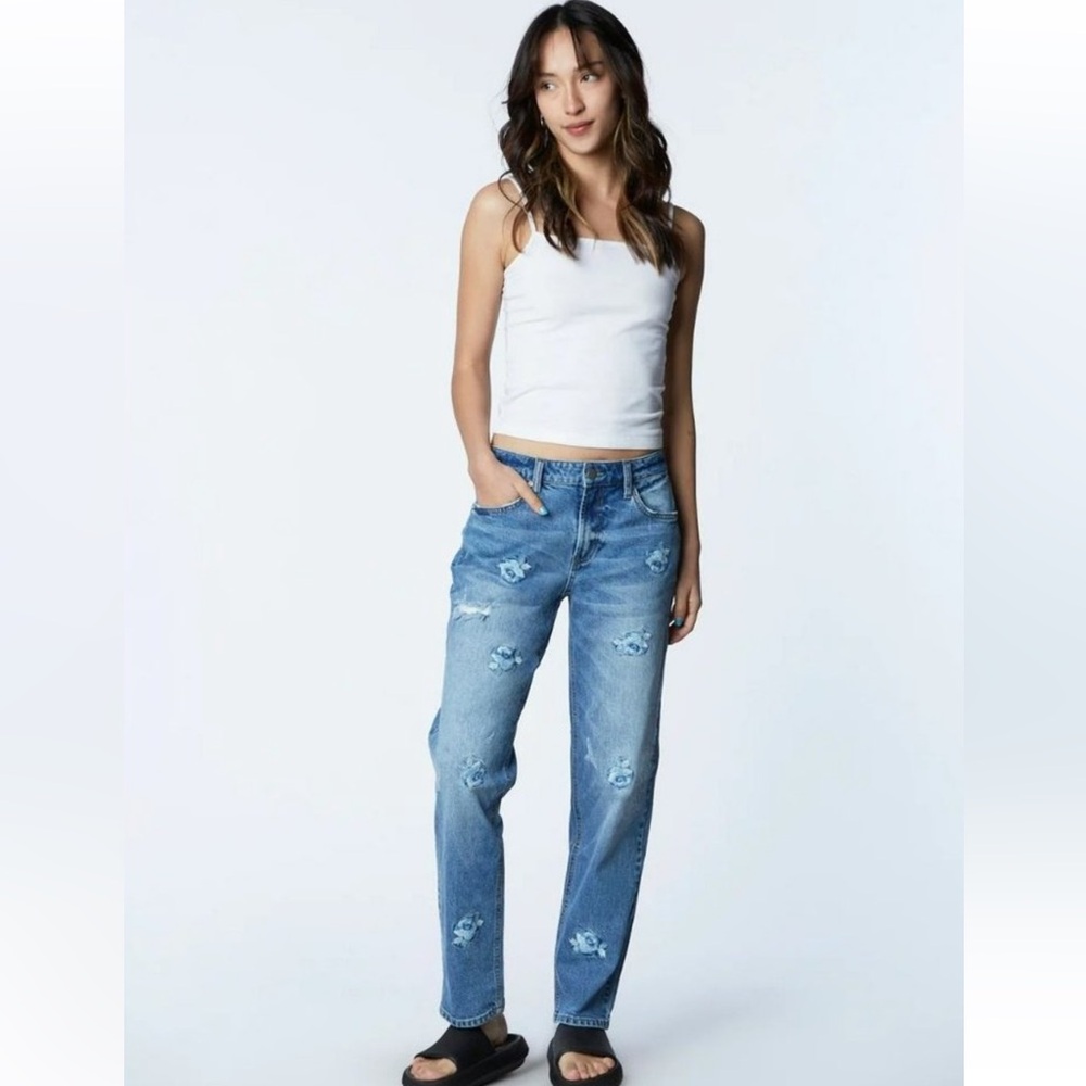 Billy T Rose Relaxed Jeans Blue floral 29